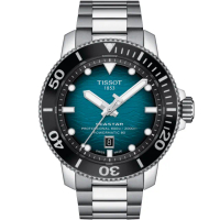 【TISSOT天梭 官方授權】Seastar2000 海星600米潛水機械錶(T1206071104100)