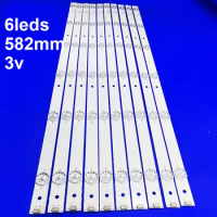 10pcs LED Backlight strip for Hisense 55H7B 55H7B2 55H7C Sharp LC-55N6000U SVH550AF2_6LED