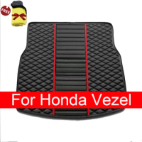 Best quality! Special car trunk mats for Honda Vezel 2019-2015 durable cargo liner mat boot carpets for Vezel 2017