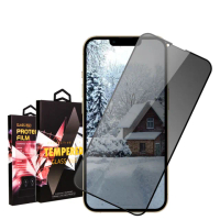 【滿板防窺】IPhone 12 PRO MAX 保護貼 滿版黑框防窺玻璃鋼化膜手機保護貼