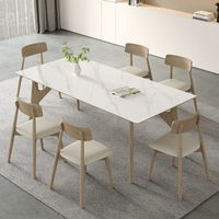 奶油風實木餐椅北歐橡木軟包靠背書桌椅現代簡約餐桌椅子梳妝椅