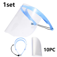 Dental Face Protective Shield Dental Protective Cover Detachable Replacement Covers Anti-Fog Dustproof Dentist tools