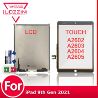 10.2'' LCD For iPad 9 10.2 2021 9th Gen A2602 A2603 A2604 A2605 LCD Touch Screen Glass Display Panel Replacement Parts Tested