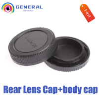 Rear Lens Cap Cover+Camera Front Body Cap for Panasonic Olympus Lumix Micro M4/3 M43 MFT GH3 GH4 G6 G7 G9 GX1 GX7 GX8 GX80 GX85
