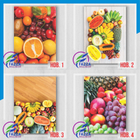 Wall decor Buah - buahan dari Kayu MDF Tebal 9mm