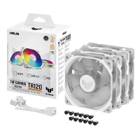 【享最高折300】ASUS 華碩 TUF GAMING TR120 FAN ARGB REVERSE WHITE 反向風扇軍戎白 單入組/3入組