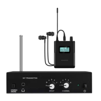 ANLEON S2T Wireless Ear Monitor System 526MHz-535MHz Stereo Ear Monitor Transmitter Receiver for Live Streaming