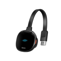 อุปกรณ์หน้าจอไร้สาย BASEUS Meteorite Shimmer Wireless Display Adapter สีดำ