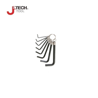 【JETECH】鎖圈型 六角板手 8支組-公制-DB-KW-08-520