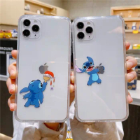 Disney Stitch Phone Case for Apple IPhone 7 8 SE2 7Plus 8Plus XS Max 11 Pro 12 Pro TPU Phone Back Cover Cute Cartoon Shell Gifts