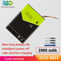 UGB New G533 G933 Battery For Logitech G533 G933 battery G533S G933S 533-000132 2000mAh