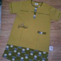 Daster kaos XXL daster amro jumbo label putih ld 115-120cm