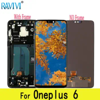 6.28'' 1+6 AMOLED LCD For Oneplus 6 LCD Display A6000 A6003Touch Screen Digitizer Assembly Replacement For Oneplus6