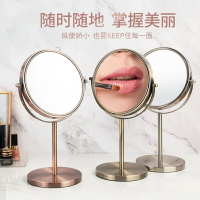 臺式化妝鏡 6/7/8英寸雙面鏡3倍5倍7倍10倍放大梳妝鏡浴室美容鏡