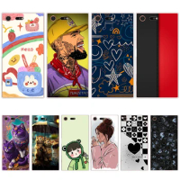 S2 colorful song Soft Silicone Tpu Cover phone Case for Sony Xperia XZ/XZ Premium