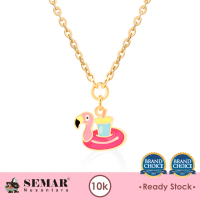 Kalung Emas Anak Baby Colour Flamingo Gold 10K Semar Nusantara