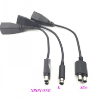 For Microsoft Xbox 360 to Xbox Slim/One/E AC Power Adapter Cable Converter Transfer Cable Accessories 100pcs