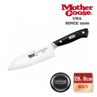 【美國MotherGoose 鵝媽媽】德國鉬釩不鏽鋼 冷凍刀/麵包刀28.8cm