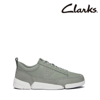 Clarks 男鞋 三瓣鞋2.0 Trigenic2 Met異材質拼接設計輕盈寬楦休閒鞋(CLM82672C)