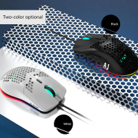 Ajazz Aj390 New Lightweight Wired Mouse Hollow-Out Gaming SSS