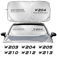 Car Windshield Sunshade Cover Sun Visor Protector Accessories For Mercedes W204 W124 W205 W203 W213 W212 W140 W211 W176 W108