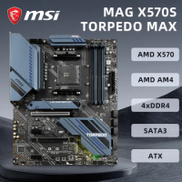 MSI MAG X570S TORPEDO MAX Motherboard Support Socket AM4 Ryzen 9 5900X R7 5800X3D R5 5600X CPU AMD X570 Chipset 4xDDR4 HDMI ATX