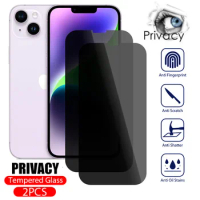 2Pcs Privacy Glass For iPhone11 12 13 14 Pro Max Mini Anti Spy Peeping Screen Protector For iPhone14 6 6S 7 8 Plus SE 2020 2022