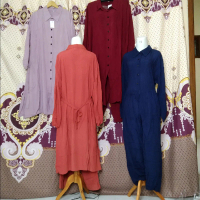 skila set stelan tunik panjang,,