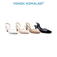 [ ORIGINAL ] YONGKI KOMALADI HEELS OL-YSL7060-23 LADIES Coklat Merah Hitam Putih Wanita Sandal Flat