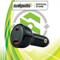 Salpido SAL-CC-101 PD100W Fast Car Charger with digital display Type C*1 USB-A port*1 Accessories P