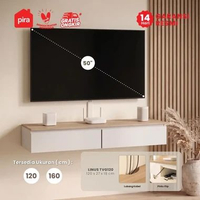 PIRA - LINUS TVG Meja TV / Meja TV Gantung / Rak TV Gantung / Lemari TV Gantung LINUS TVG120 Wh-PO