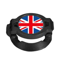Car Push Start Button Cover Auto Start Button Decals Cool Car Accessories British Flag Protective Cover Metal Push To Start