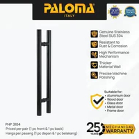 PALOMA PHP 3104 CAVANA PULL HANDLE TARIKAN PINTU 60CM HITAM BLACK MATT