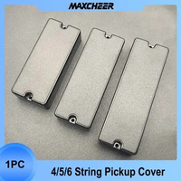 Sealed Closed Type Humbucker Pickup Cover for 4/5/6 String Electric Bass 2 Hole Matte Electric Guitar Accessories