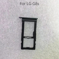 For LG G8S ThinQ G810 LMG810 LM-G810 LMG810EAW SIM and microSD Tray Slot - Black
