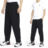 【NIKE 耐吉】As Nk Club Barcelona Pant 男款 黑色 輕量 寬鬆 運動 長褲 FN3097-010