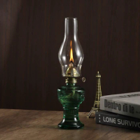 Kerosene Oil Lamp Lantern Oil Lamps for Indoor Use Decor Chamber Hurricane Lamp Home Lighting Clear Kerosene Lamp Lanterns