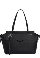 REBECCA MINKOFF Gabby Leather Tote Bag in Black CU22MGAT38