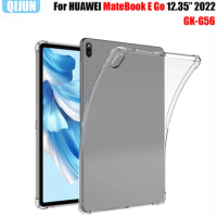 Tablet Case For Huawei MateBook E Go 12.35" 2022 Transparent Silicone soft Cover Airbag Protection ink screen book for GK-G56