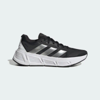 【adidas 愛迪達】Questar 2 W 女 慢跑鞋 運動 休閒 基本款 舒適 透氣 穩定 緩震 黑銀(IF2238)