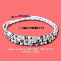 Lampu LED strip SMD 3528-120 LED 12v panjang 1 meter