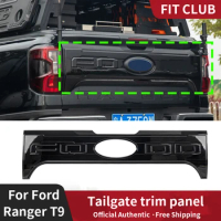 Tailgate letter trim panel for Ford Ranger T9 2023 2024 Tailgate protective panel decorative sticker body kit Ranger Accessories