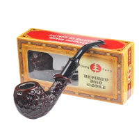 New Arrival Tobacco Pipes Smoking Accessories New bakelite Smoke Pipe Tobacco Pipe Men Bent Small Smoking Pipe Carved Pipe