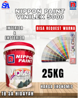 Cat Tembok Interior/Eksterior Vinilex Pro 5000 Nippon Paint 25 kg - Putih
