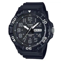 【CASIO】簡潔實用潛水風格系列數位錶-數字黑面(MRW-210H-1A)