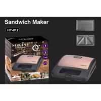 SOKANY812 Sandwich Machine Breakfast Multifunctional Horizontal Triangle Plate Electric Cake Bell