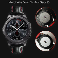 2PCS Metal Wire Back Screen Protector Film Cover For Samsung Gear S3 Classic Frontier Watch Nice With Your Watch Band