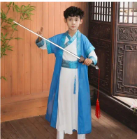 New Trend! Kostum setelan Tang Hanfu Anak Laki-laki Anak Perempuan Chinese Imlek Baru
