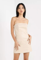 Peppermayo Brooklyn Baby Tube PU Mini Dress