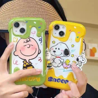 Cartoon Snoopy Charlie Phone Cases Anime Apple Iphone Case Iphone14 12 13Promax Anti-Drop Phone Cases Iphone Protective Case